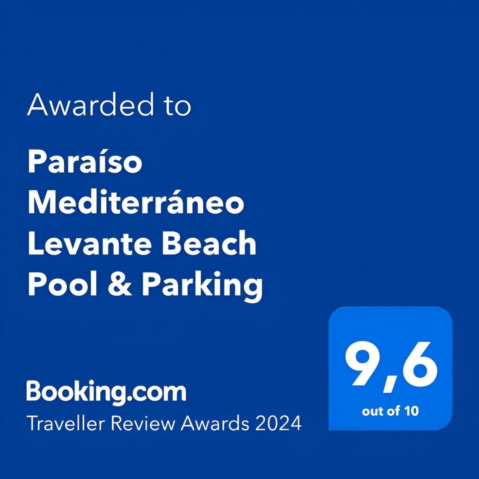 Paraiso Mediterraneo Levante Beach Pool & Parking Benidorm Exterior foto